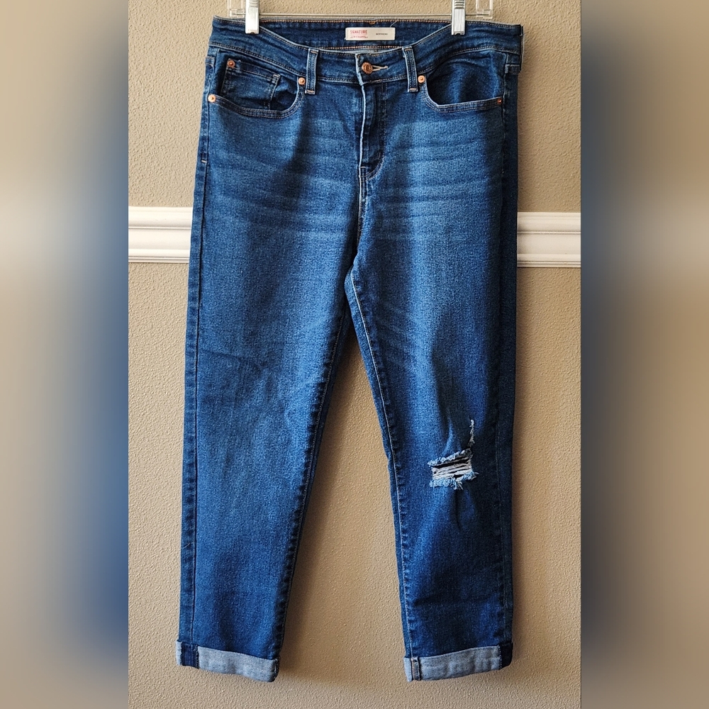 Women's Levi's Cuffed Boyfriend size 14